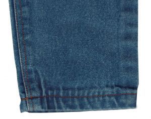 Stylish Back Pocket Detail on Bespoke Jeans