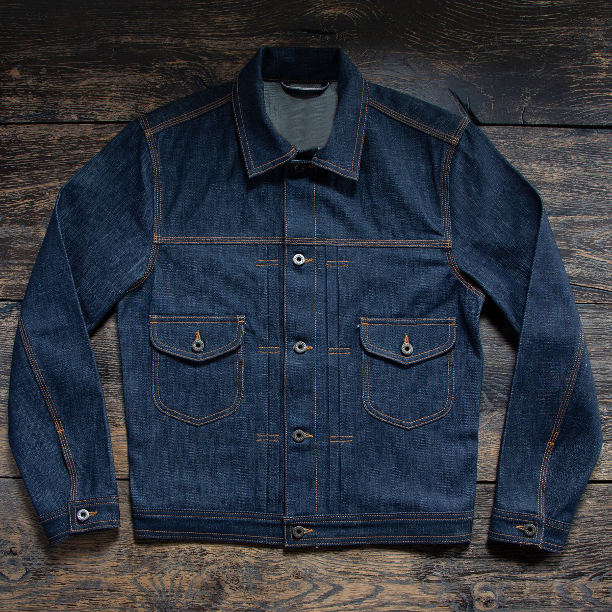 RAW Selvedge Signature Denim Jacket for Men (Limited Quantity Premium Denim)